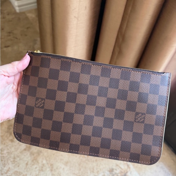 Louis Vuitton Neverfull MM Demier Ebene coated canvas with,clutch,dust bag,box - Picture 7 of 8